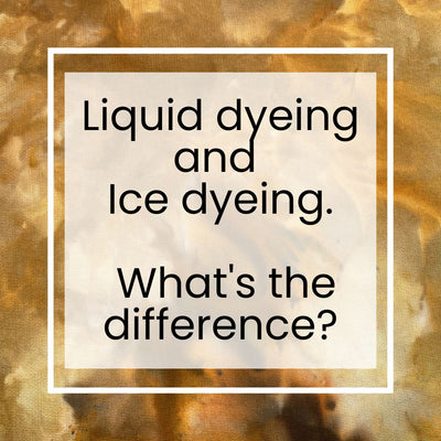 Liquid V Ice dyeing - What's the difference?