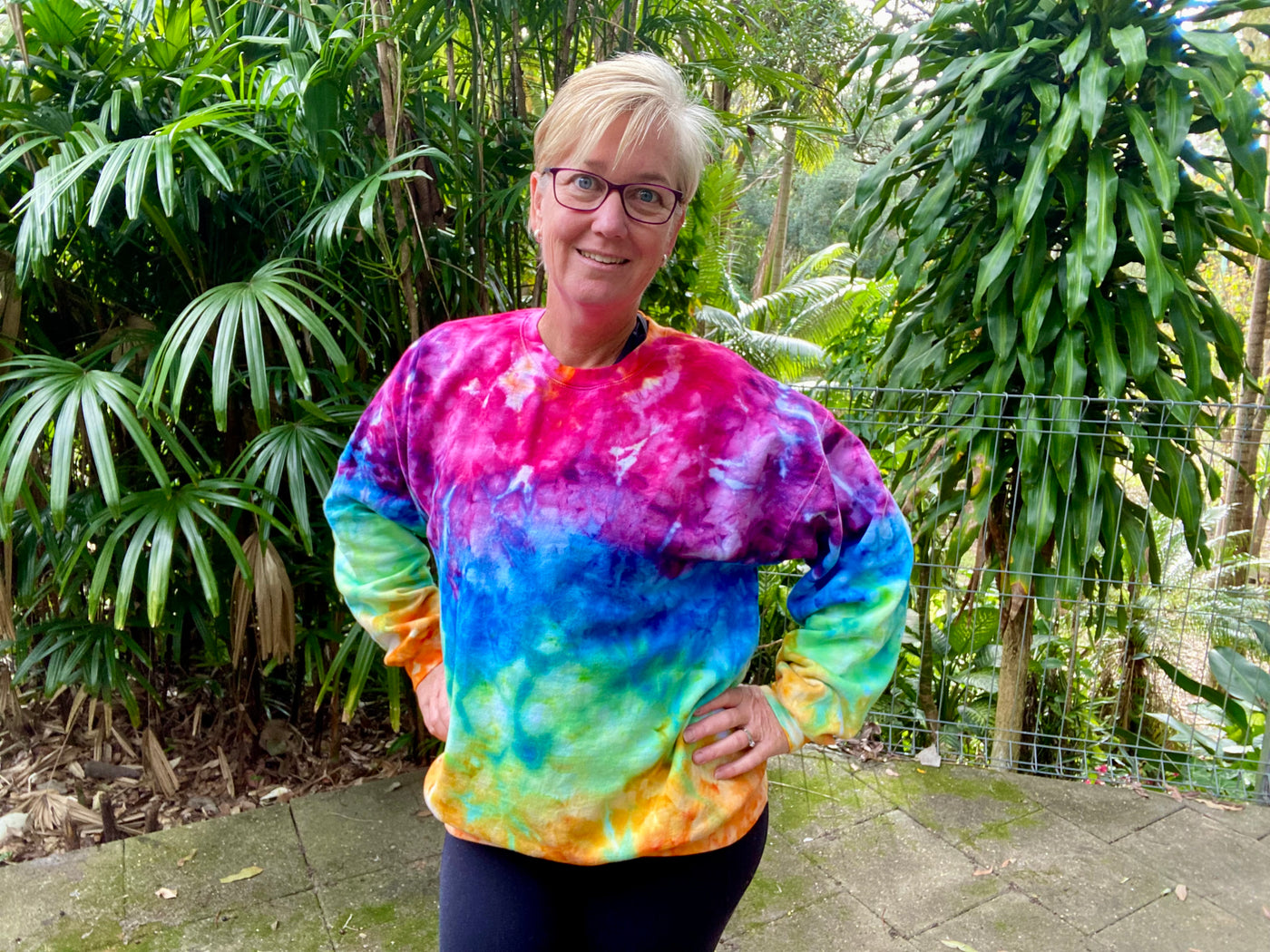 Tie Dye - Fleecy Jumper | Marbled Design