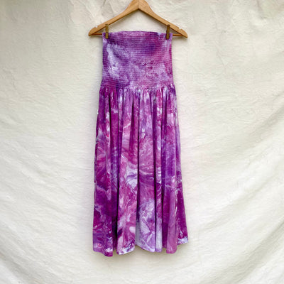 Medium hand dyed sun dress - Purple | Grape Bloom