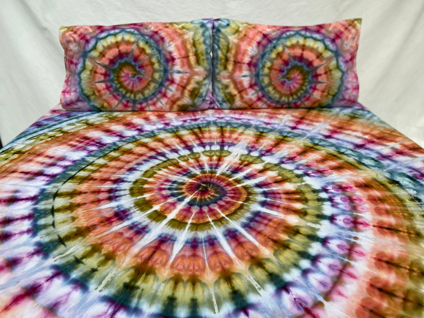 Liquid & Ice - Earthy Tie Dye | Double sided doona cover