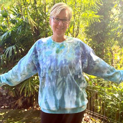 Tie Dye - Fleecy Jumper | Waterfall Design