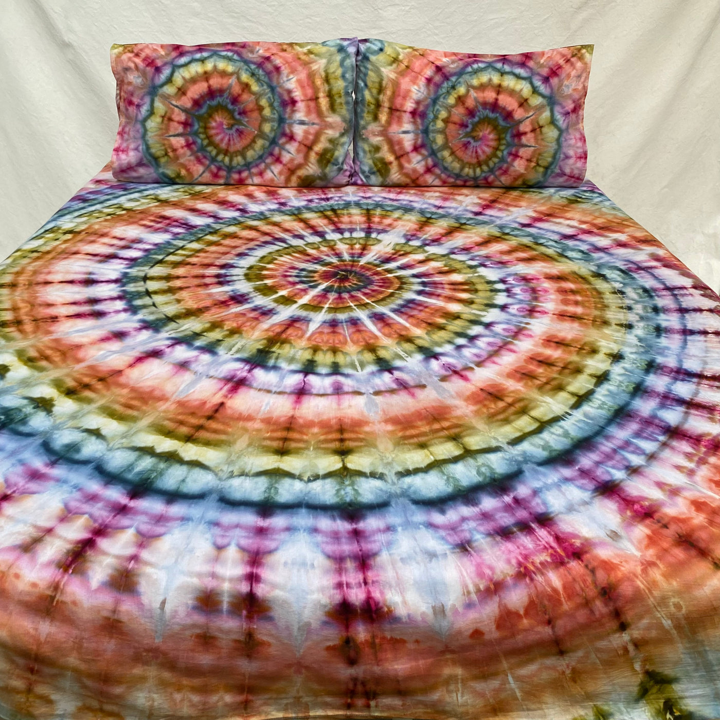 Liquid & Ice - Earthy Tie Dye | Double sided doona cover