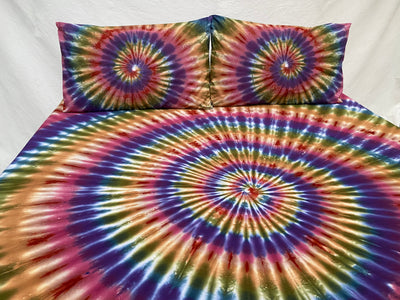 Liquid & Ice - Earthy Tie Dye | Double sided doona cover