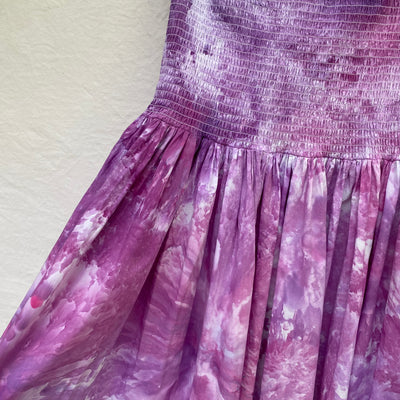 Medium hand dyed sun dress - Purple | Grape Bloom