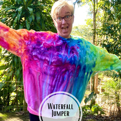 Tie Dye - Fleecy Jumper | Waterfall Design