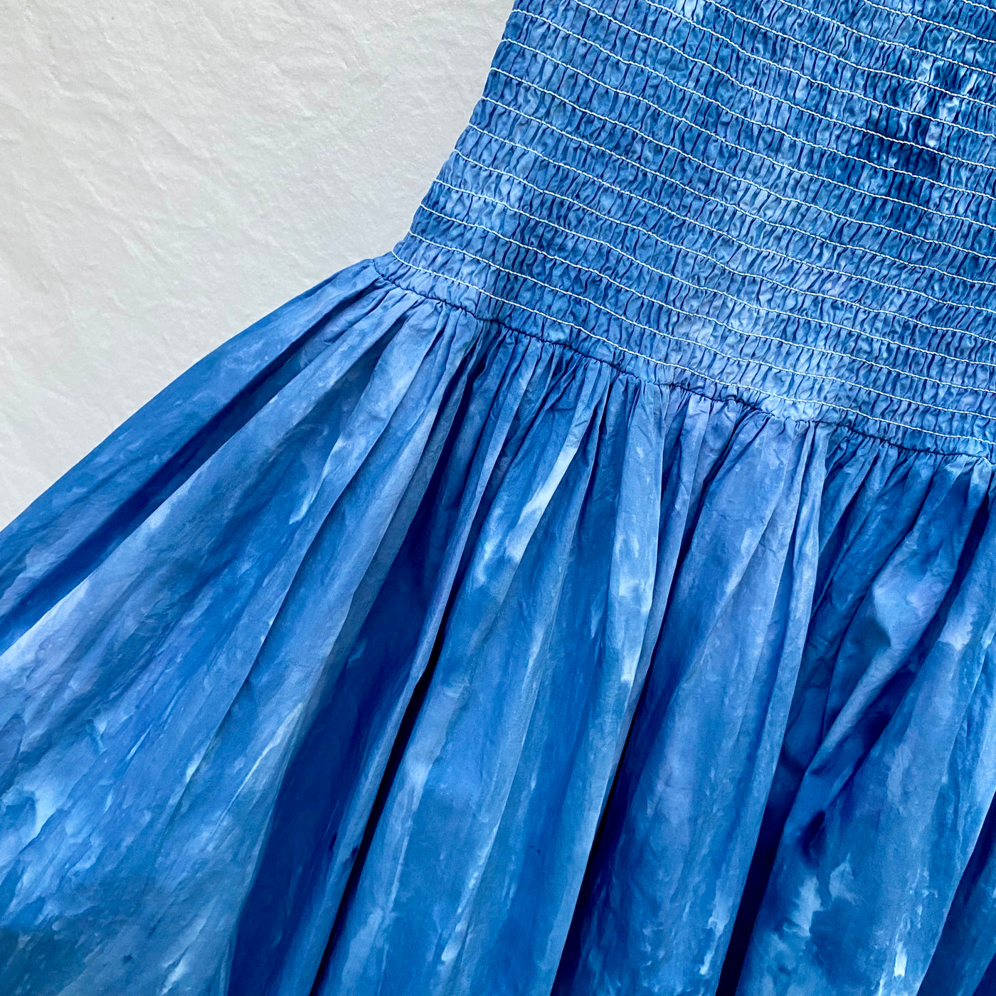 Medium hand dyed sun dress - Indigo