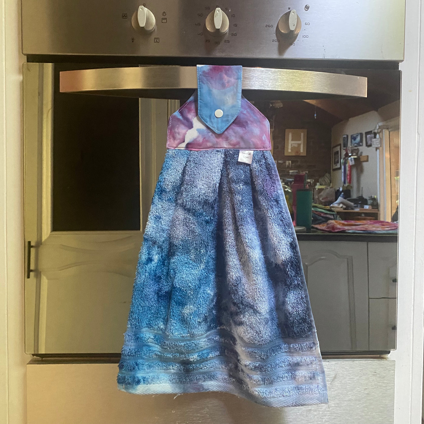 #2 tie dye hanging hand towel