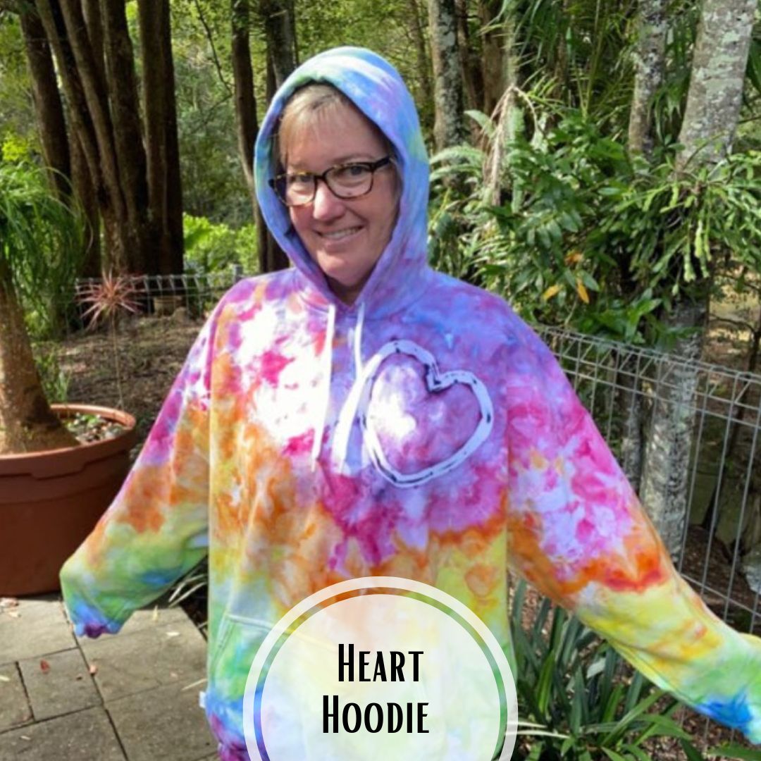 Tie Dye - Hoodie | Heart Design